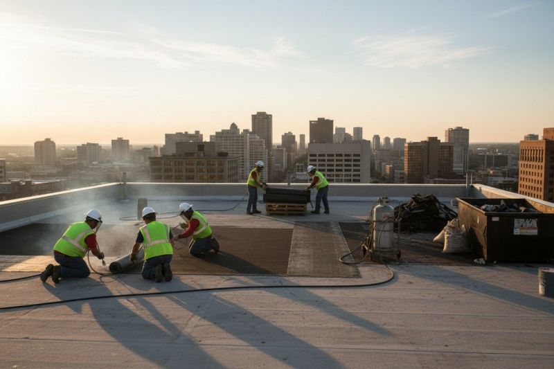 Tar Roof Replacement detail